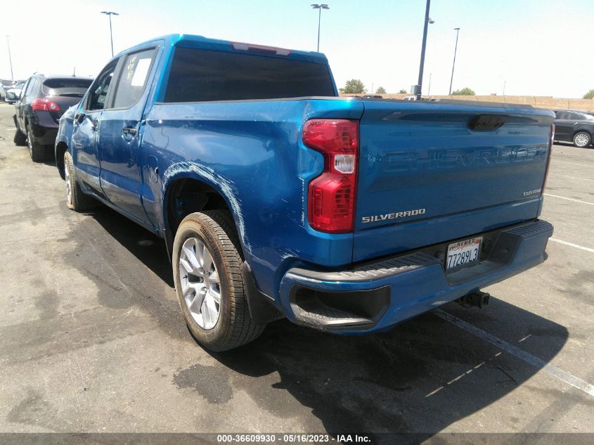 2022 CHEVROLET SILVERADO 1500 CUSTOM - 3GCPABEK5NG518187