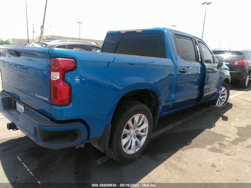 2022 CHEVROLET SILVERADO 1500 CUSTOM - 3GCPABEK5NG518187