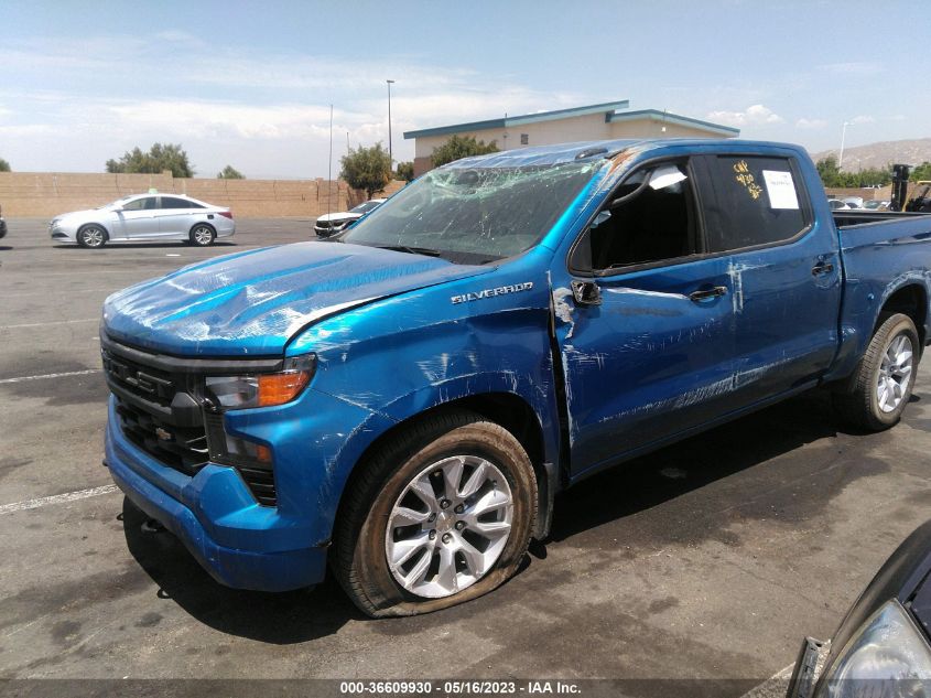 2022 CHEVROLET SILVERADO 1500 CUSTOM - 3GCPABEK5NG518187