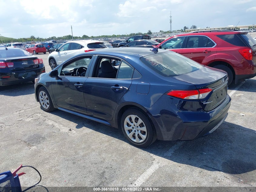 VIN JTDEPRAEXLJ099408 2020 TOYOTA COROLLA LE