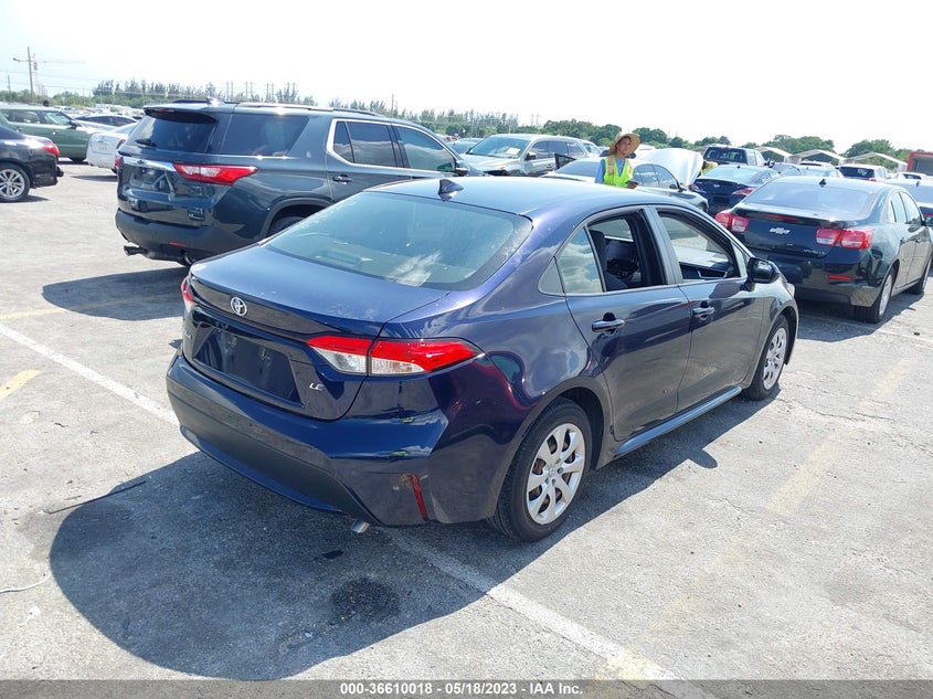 VIN JTDEPRAEXLJ099408 2020 TOYOTA COROLLA LE