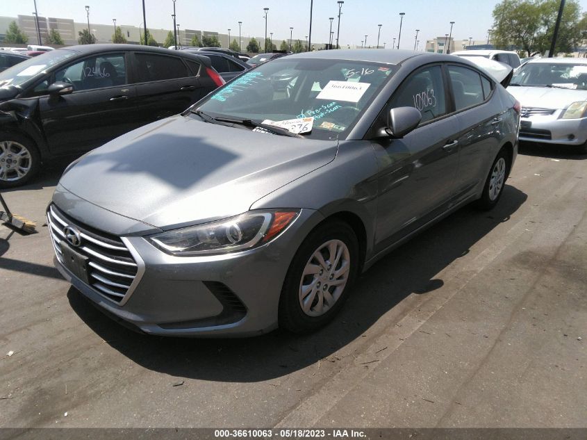 2017 HYUNDAI ELANTRA SE - KMHD74LF8HU093581