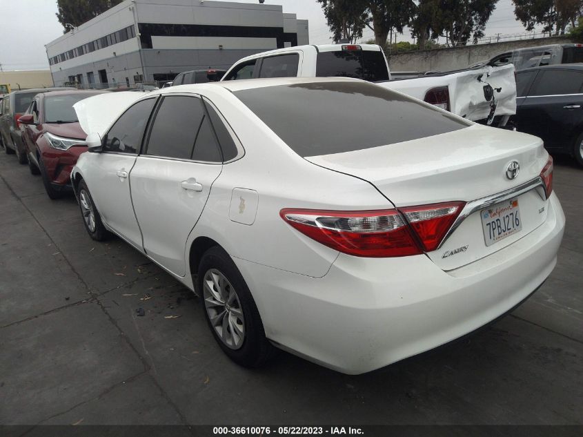 2016 TOYOTA CAMRY XLE/SE/LE/XSE - 4T4BF1FK9GR529375