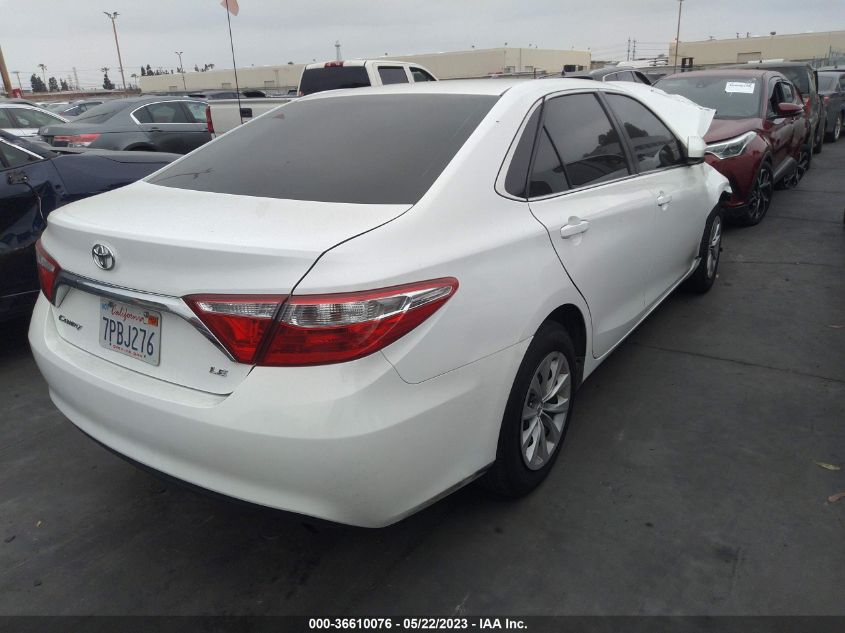 2016 TOYOTA CAMRY XLE/SE/LE/XSE - 4T4BF1FK9GR529375