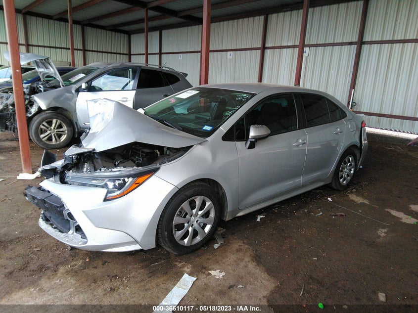 VIN 5YFEPMAE2MP264531 2021 TOYOTA COROLLA LE