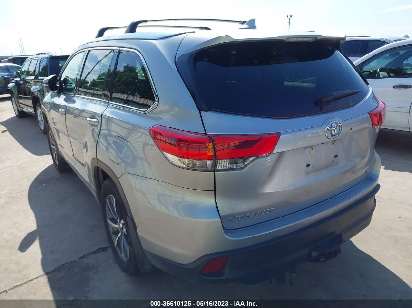 2017 TOYOTA HIGHLANDER XLE/SE - 5TDKZRFH8HS508578