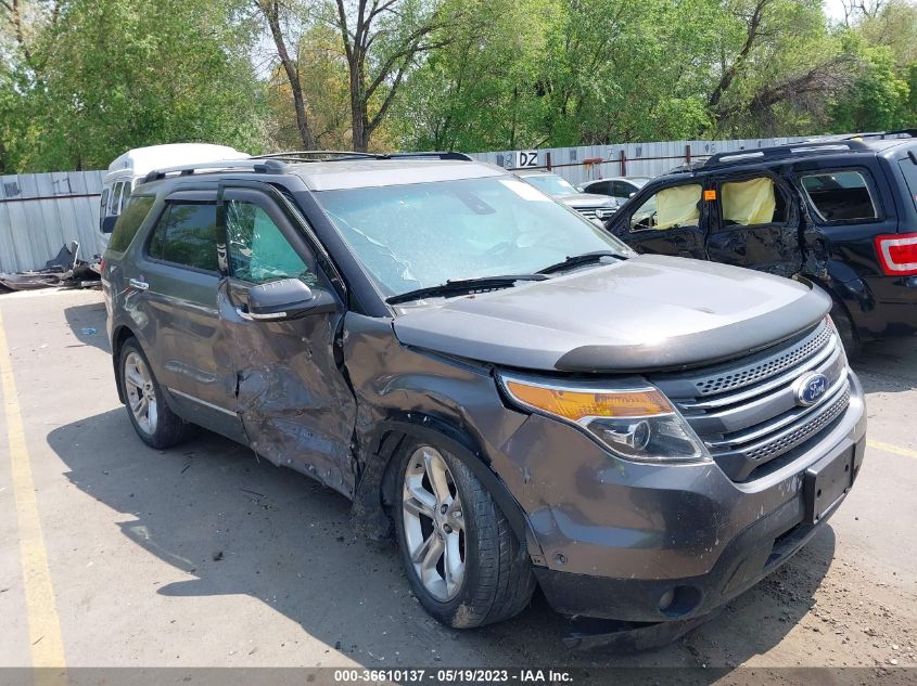 2013 FORD EXPLORER LIMITED - 1FM5K8F88DGB72605