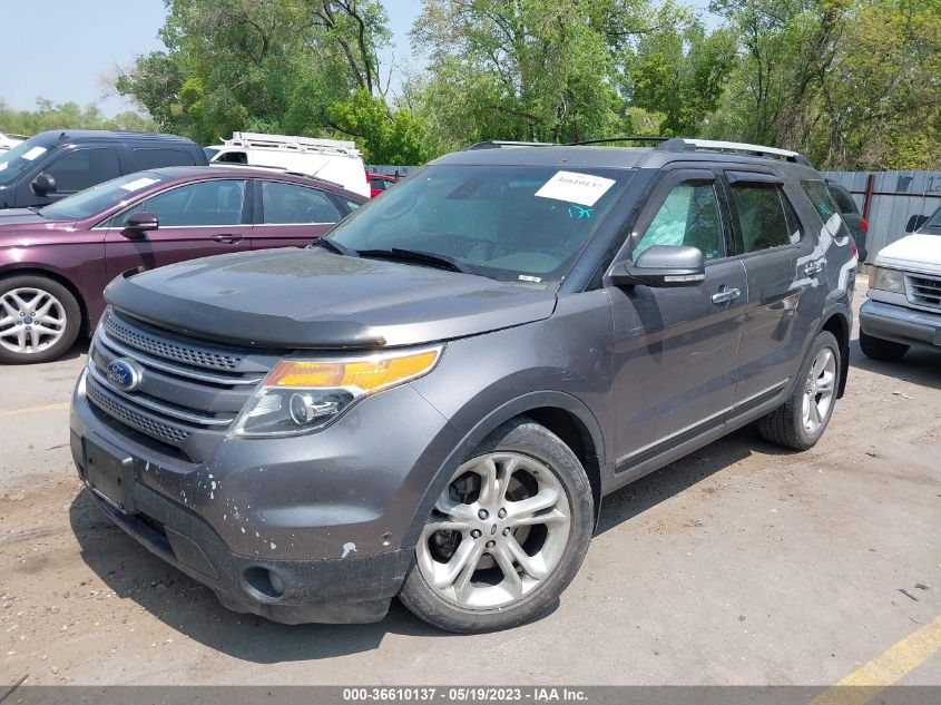 2013 FORD EXPLORER LIMITED - 1FM5K8F88DGB72605