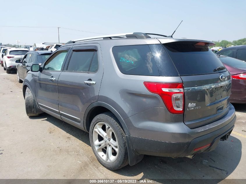2013 FORD EXPLORER LIMITED - 1FM5K8F88DGB72605