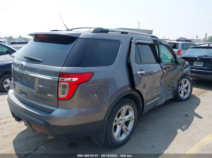 2013 FORD EXPLORER LIMITED - 1FM5K8F88DGB72605