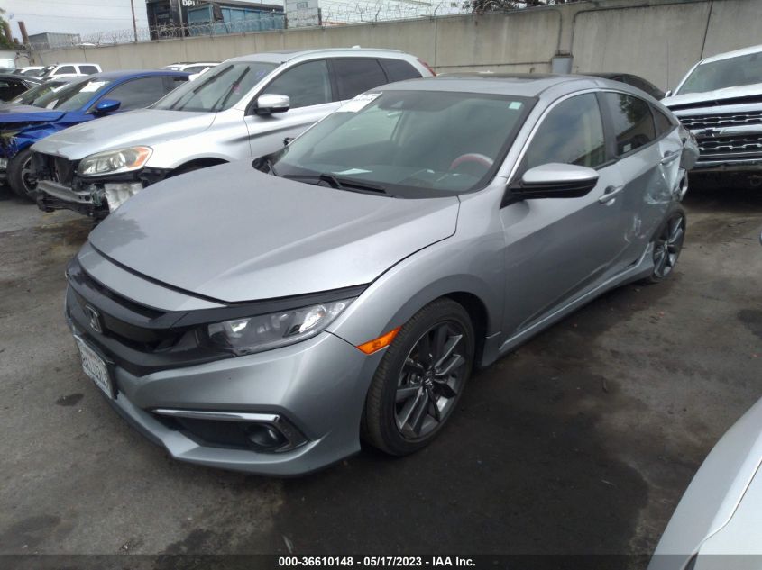 2019 HONDA CIVIC SEDAN EX-L - JHMFC1F79KX011938