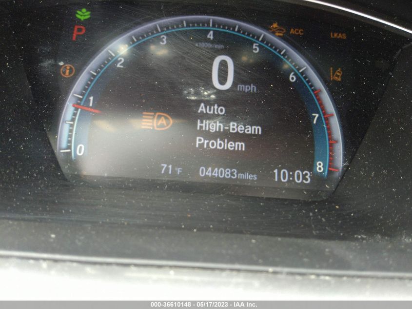 2019 HONDA CIVIC SEDAN EX-L - JHMFC1F79KX011938
