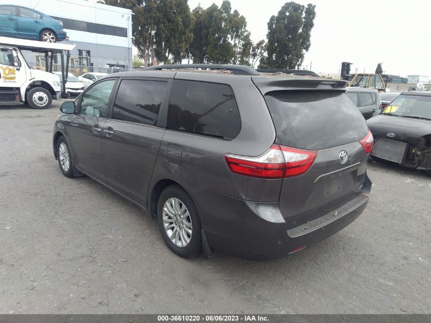 2015 TOYOTA SIENNA XLE/XLE AAS/LTD - 5TDYK3DC2FS558599