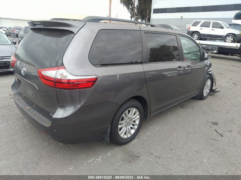 2015 TOYOTA SIENNA XLE/XLE AAS/LTD - 5TDYK3DC2FS558599