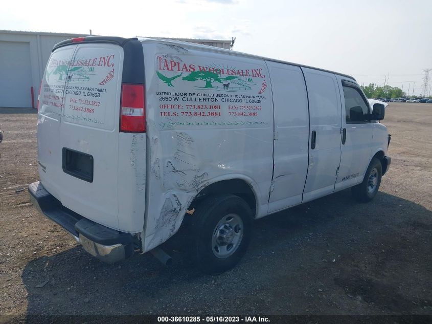 2016 CHEVROLET EXPRESS CARGO VAN - 1GCWGAFF4G1310230