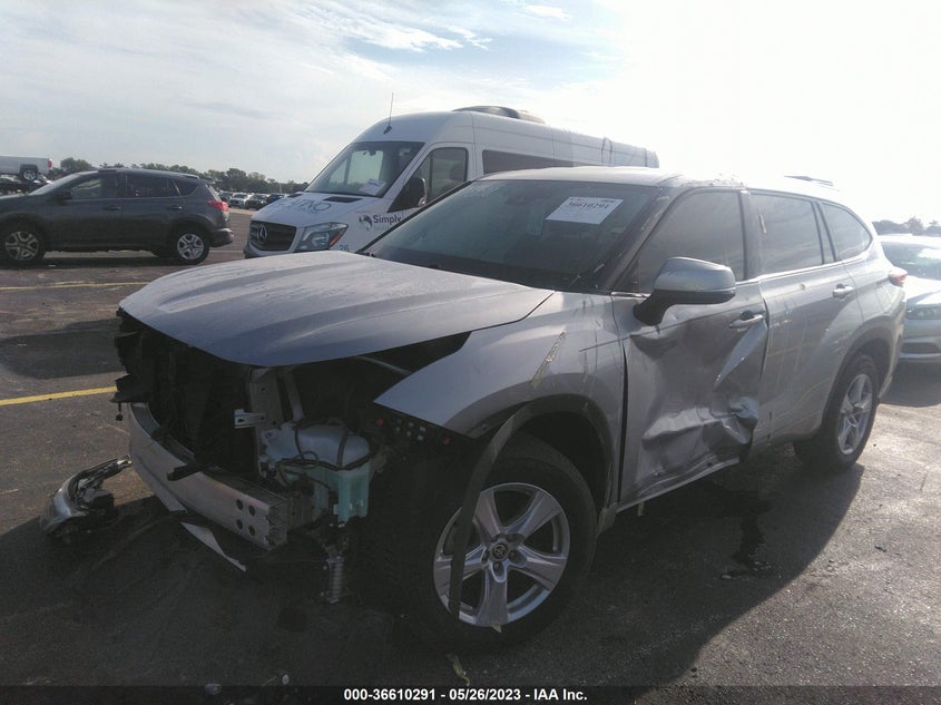 VIN 5TDCZRAH8LS503448 2020 TOYOTA HIGHLANDER L