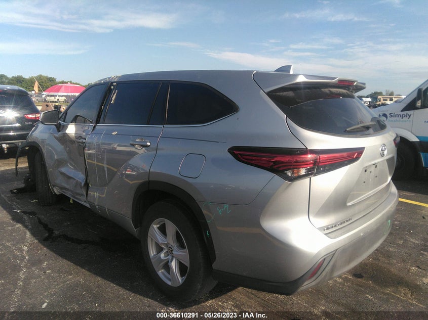 VIN 5TDCZRAH8LS503448 2020 TOYOTA HIGHLANDER L
