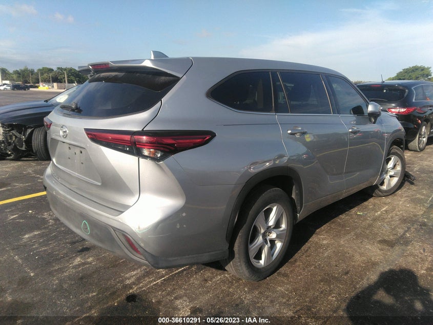 VIN 5TDCZRAH8LS503448 2020 TOYOTA HIGHLANDER L