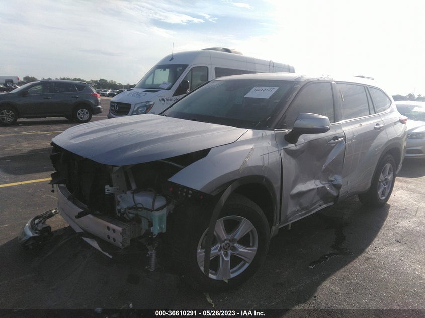 VIN 5TDCZRAH8LS503448 2020 TOYOTA HIGHLANDER L