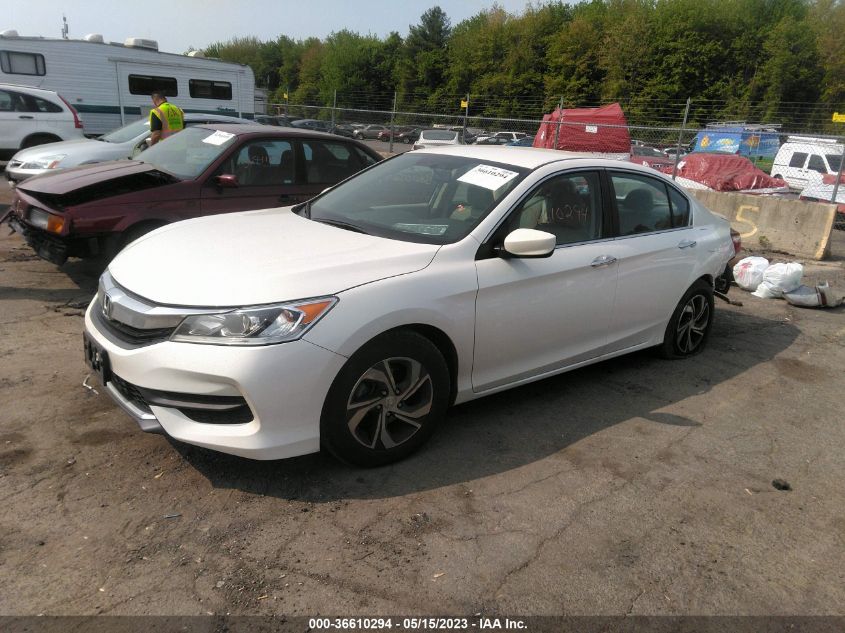 2016 HONDA ACCORD SEDAN LX - 1HGCR2F34GA118025