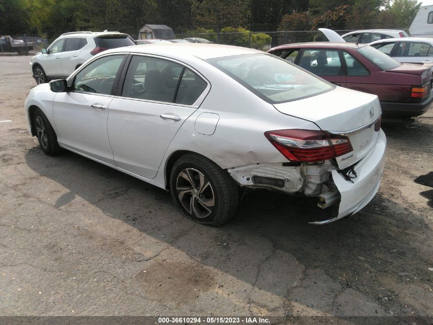 2016 HONDA ACCORD SEDAN LX - 1HGCR2F34GA118025