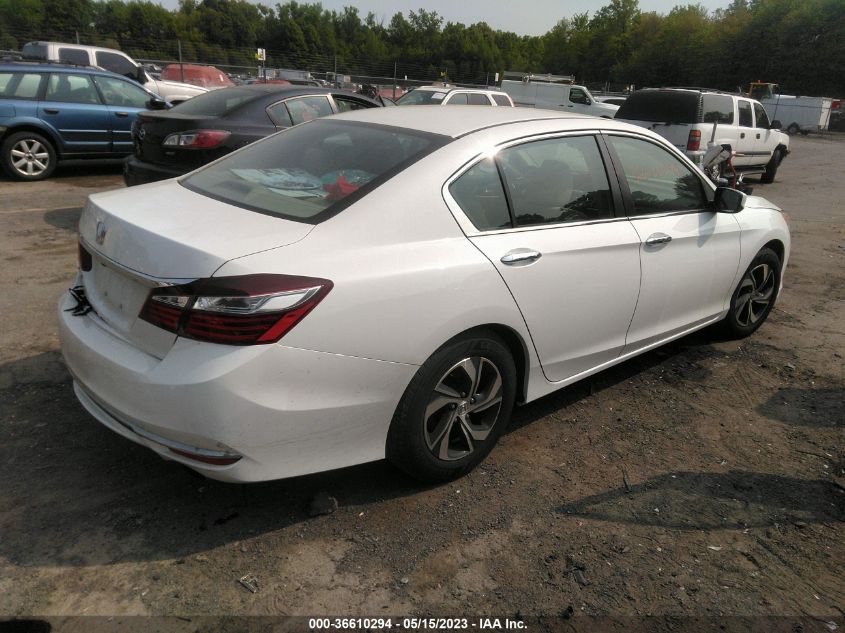 2016 HONDA ACCORD SEDAN LX - 1HGCR2F34GA118025
