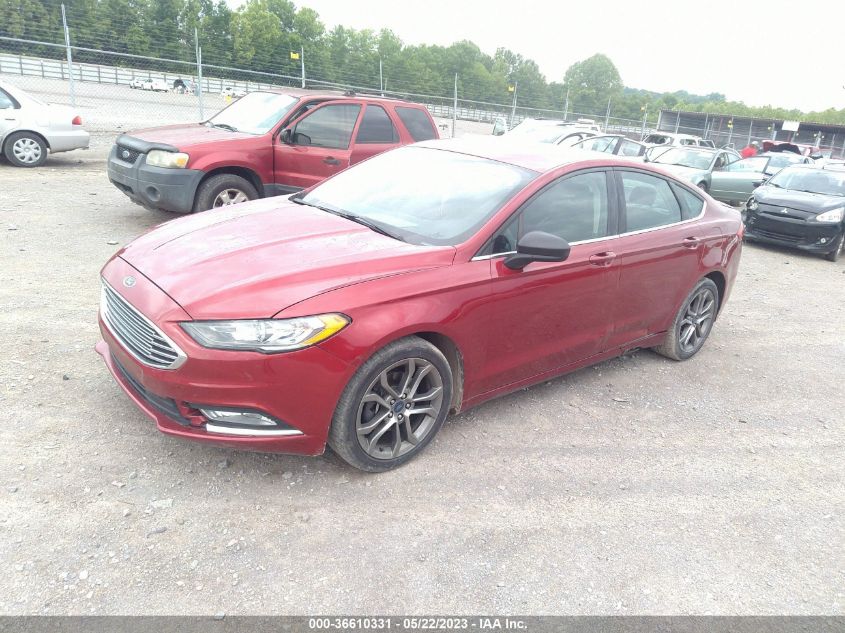 2017 FORD FUSION SE - 3FA6P0T96HR219109