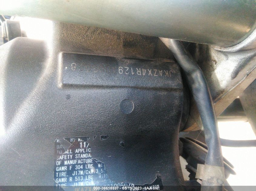 2009 KAWASAKI ZX600 R - JKAZX4R129A005028