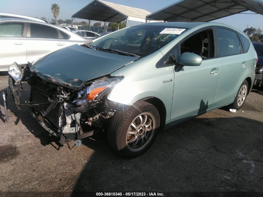 2014 TOYOTA PRIUS V TWO/THREE/FIVE - JTDZN3EU1E3341497