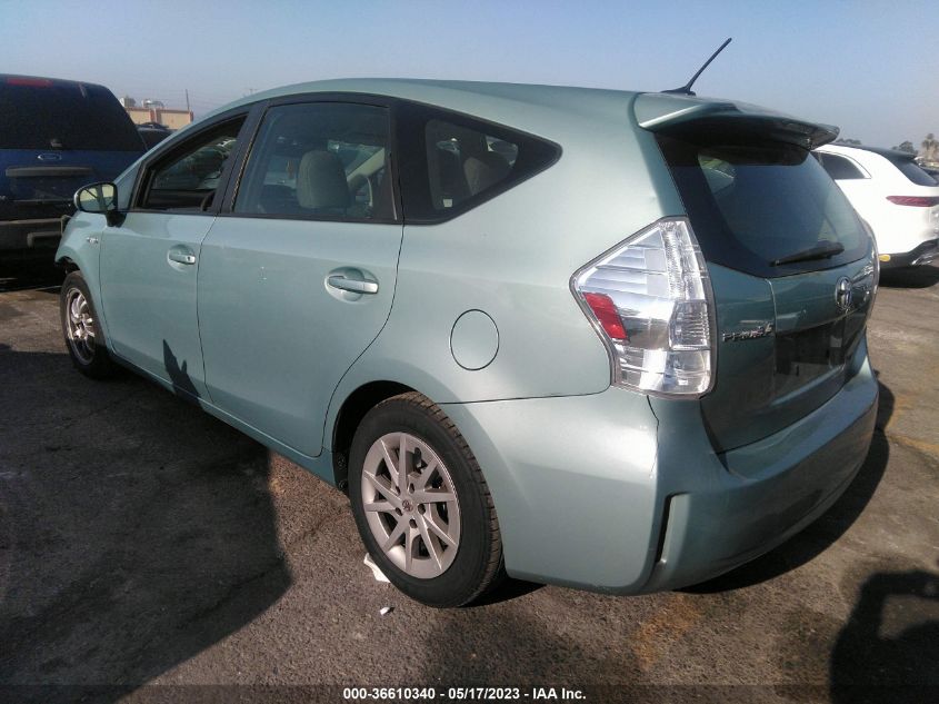 2014 TOYOTA PRIUS V TWO/THREE/FIVE - JTDZN3EU1E3341497