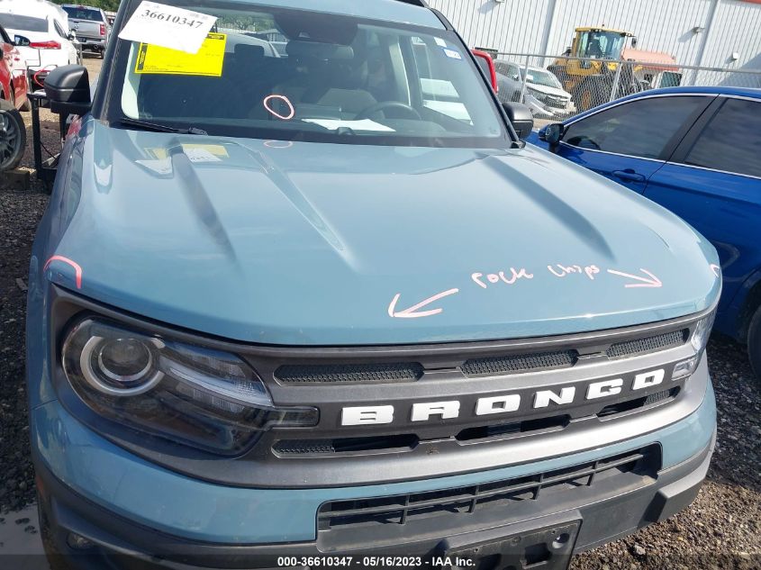 2021 FORD BRONCO SPORT BIG BEND - 3FMCR9B63MRA44150