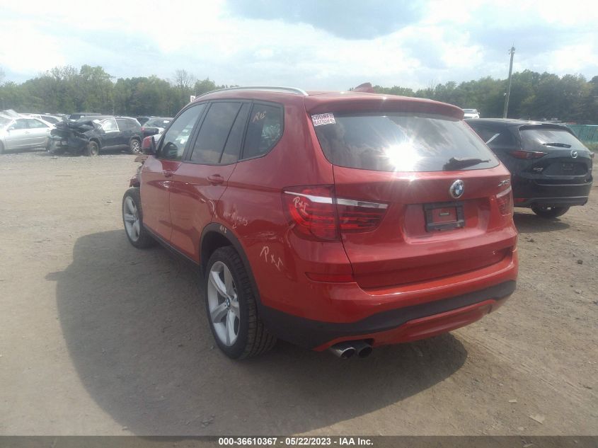 2017 BMW X3 XDRIVE28I - 5UXWX9C50H0T03615