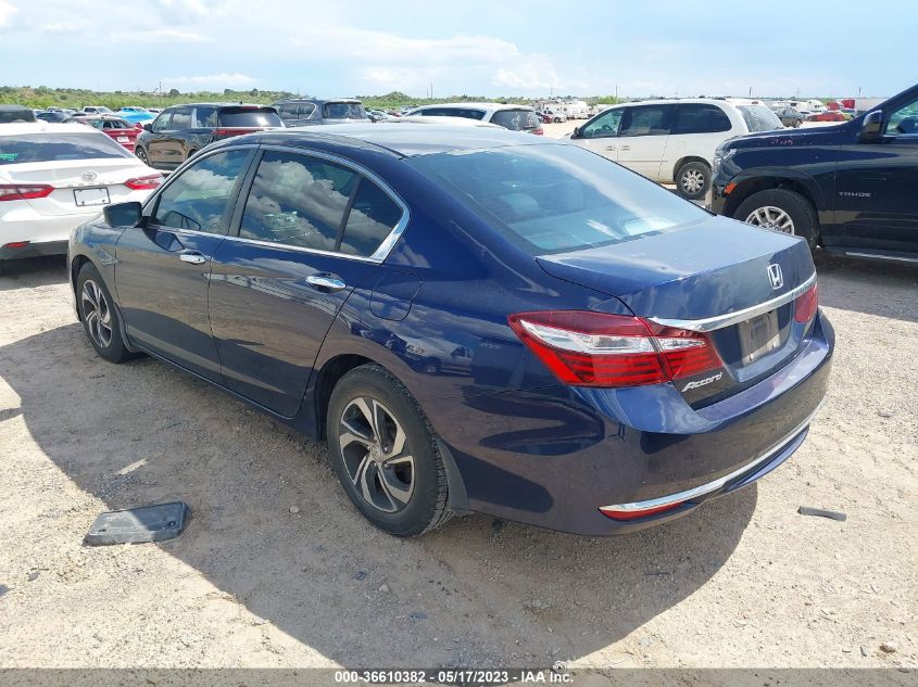 2016 HONDA ACCORD SEDAN LX - 1HGCR2F35GA098514