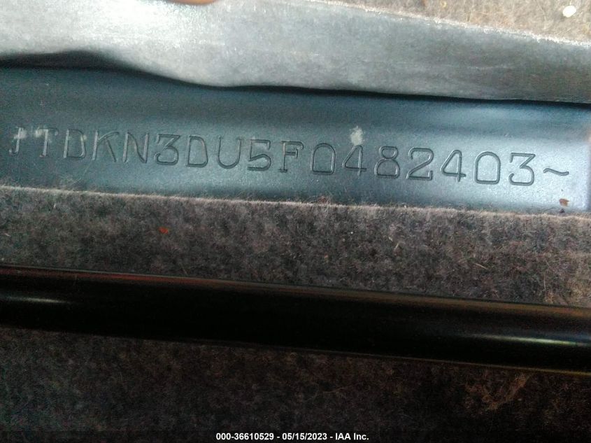 2015 TOYOTA PRIUS FOUR - JTDKN3DU5F0482403