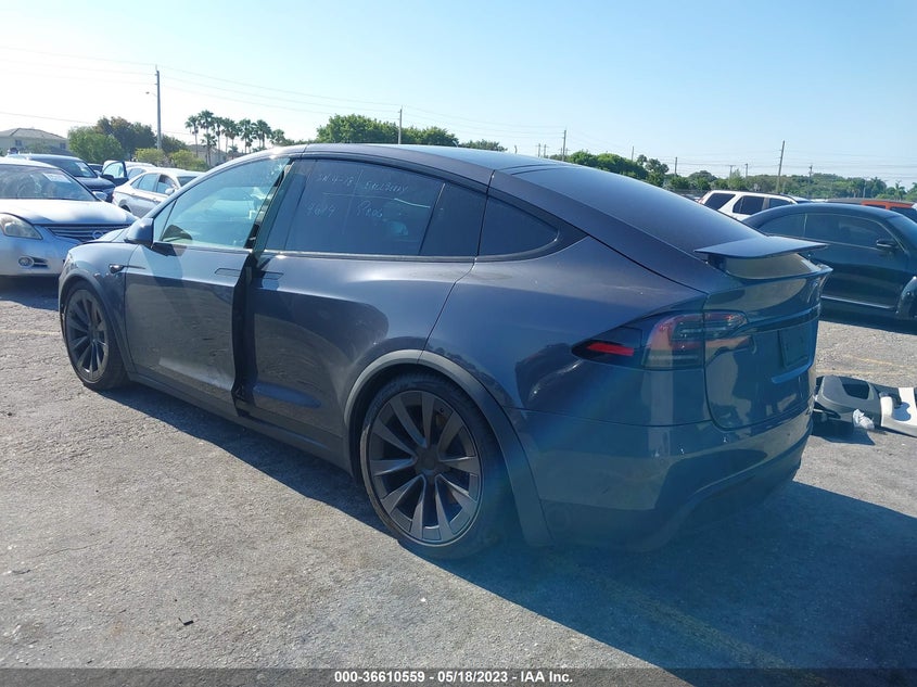 VIN 7SAXCBE5XNF354187 2022 TESLA MODEL X