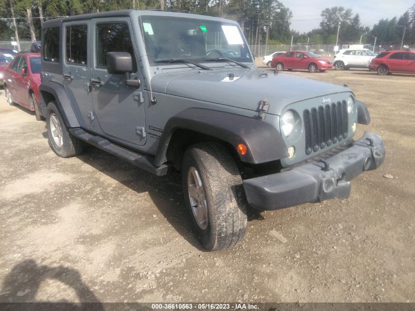 2015 JEEP WRANGLER UNLIMITED SPORT - 1C4BJWDG1FL546507