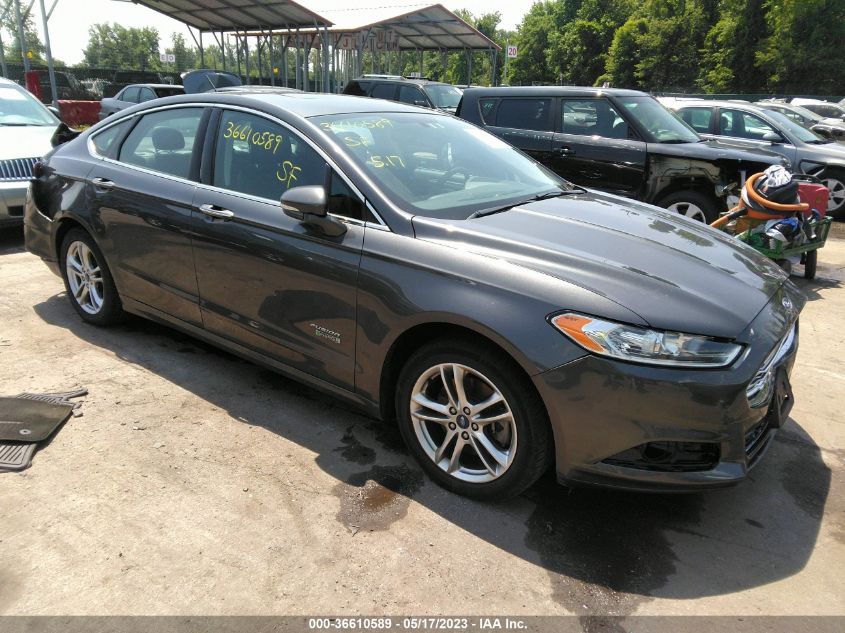 2016 FORD FUSION ENERGI TITANIUM - 3FA6P0SU9GR403500