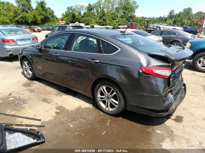 2016 FORD FUSION ENERGI TITANIUM - 3FA6P0SU9GR403500