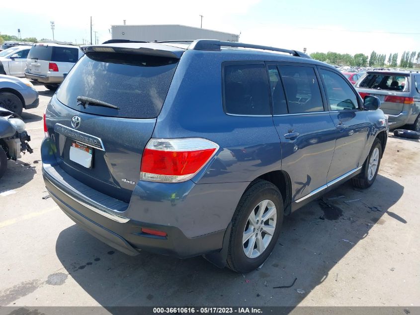 2013 TOYOTA HIGHLANDER - 5TDBK3EH1DS218468