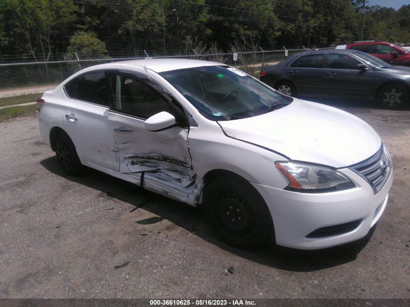 2015 NISSAN SENTRA S - 3N1AB7AP7FY306410