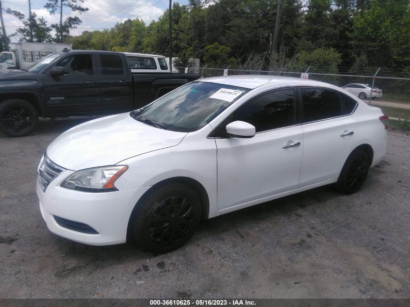 2015 NISSAN SENTRA S - 3N1AB7AP7FY306410