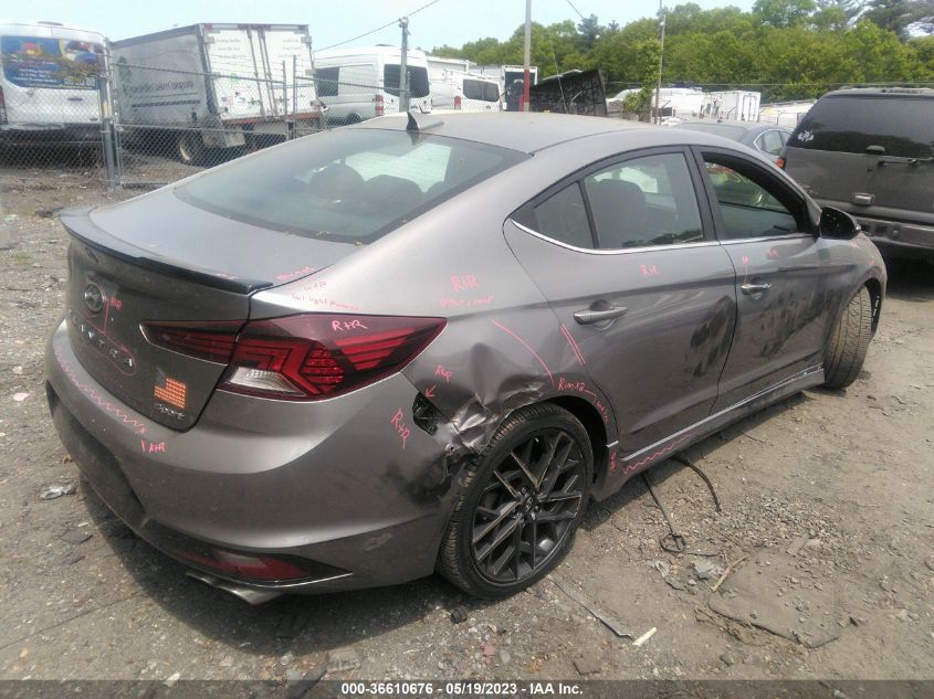 2020 HYUNDAI ELANTRA SPORT - KMHD04LB0LU071150