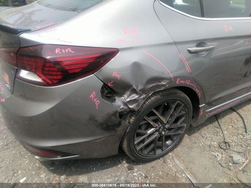 2020 HYUNDAI ELANTRA SPORT - KMHD04LB0LU071150