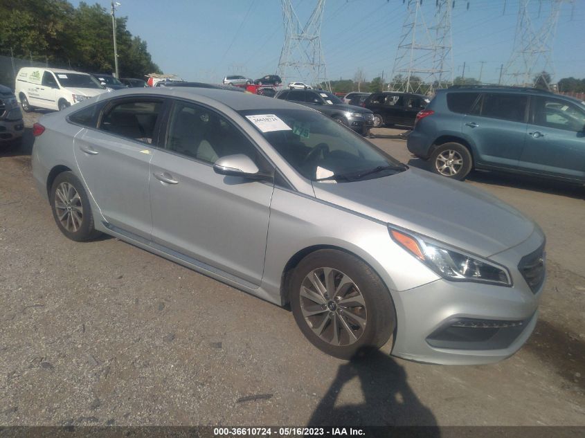 2017 HYUNDAI SONATA SPORT - 5NPE34AFXHH457825