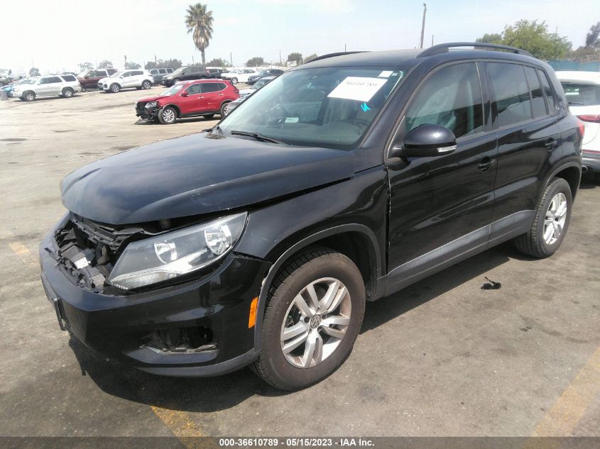 2017 VOLKSWAGEN TIGUAN S - WVGAV7AX5HW500721