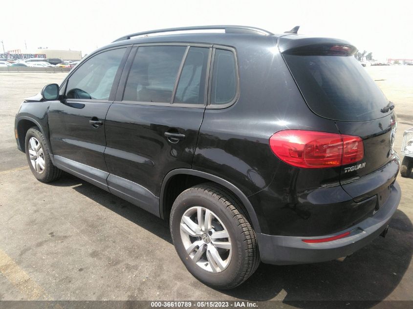 2017 VOLKSWAGEN TIGUAN S - WVGAV7AX5HW500721