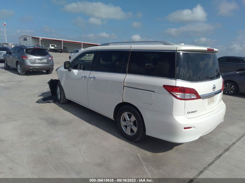 2016 NISSAN QUEST SV/S/PLATINUM/SL - JN8AE2KP5G9154595