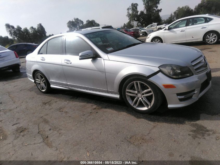 2013 MERCEDES-BENZ C-CLASS C 250 - WDDGF4HB4DR294407