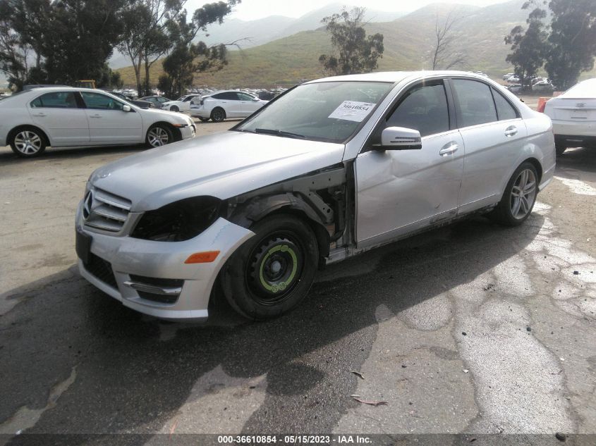 2013 MERCEDES-BENZ C-CLASS C 250 - WDDGF4HB4DR294407