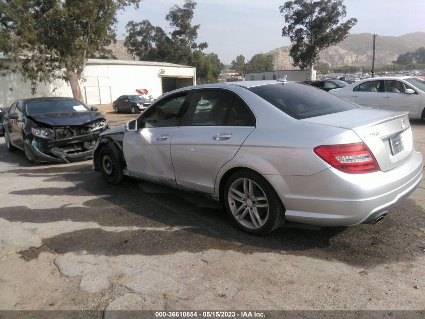 2013 MERCEDES-BENZ C-CLASS C 250 - WDDGF4HB4DR294407